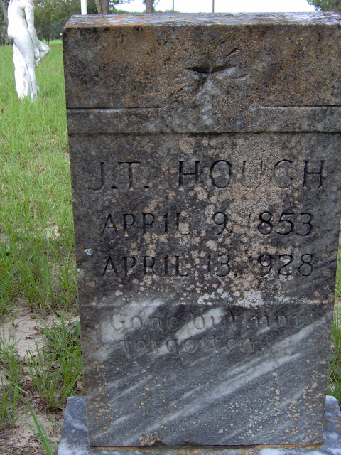 Headstone for Hough, J. T.